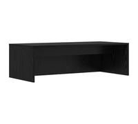 QJBSAVVA Bureau Mural Chêne Noir 100 x 45 x 30 cm, Table Flottante Gain de Place en Bois d'Ingénierie pour Bureau à Domicile, Salon et Chambre, Console de Travail Suspendue