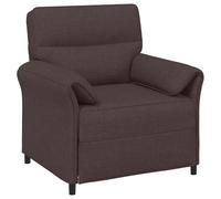 QJBSAVVA Canapé moderne rembourré avec cadre en métal et housse en tissu doux, canapé confortable pour salon, canapé design avec accoudoirs rabattables et rembourrage en mousse, hauteur d'assise 45 cm
