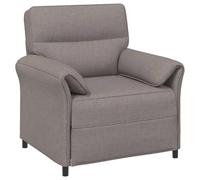 QJBSAVVA Canapé moderne rembourré avec housse en tissu et cadre en métal, élégant canapé avec accoudoirs pliables, assise confortable pour l'intérieur, charge jusqu'à 110 kg par siège