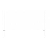 QJBSAVVA Clôture de Jardin avec Poteaux Argenté, Grillage Hexagonal en Acier Revêtu de Poudre, Barrière Extérieure pour Délimitation Terrasse et Cour, Kit Complet 2500 x 2,7 x 100 cm