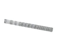QJBSAVVA Clôture de Prairie en Acier Galvanisé 25 x 1,5 m, Rouleau de Grillage Agricole pour Bétail, Animaux et Jardin, Barrière Extérieure Robuste en Métal Argenté
