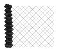 QJBSAVVA Clôture en Treillis Métallique Gris 250 x 120 cm, Rouleau de Grillage en Acier pour Jardin, Terrasse et Cour, Maille 60 x 60 mm pour Délimitation et Séparation Extérieure