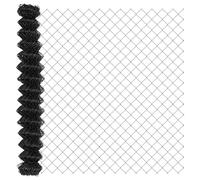 QJBSAVVA Clôture en Treillis Métallique Gris, Rouleau de Grillage en Acier 250 x 160 cm, Maille 60x60 mm, Barrière de Délimitation Extérieure pour Jardin et Terrasse