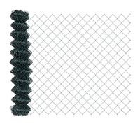 QJBSAVVA Clôture en treillis vert - 100 x 100 cm - Clôture de jardin en acier - Maille 60 x 60 mm - Treillis carré pour jardin et terrasse - Clôture métallique stable pour délimiter les terrains