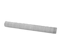 QJBSAVVA Clôture Hexagonale en Acier Galvanisé 1,5 x 50 m - Rouleau de Grillage Triple Torsion Métallique Argenté pour Jardin, Potager et Délimitation de Terrain Extérieur