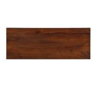 QJBSAVVA Dessus de Table Rectangulaire 80x30 cm, Plateau en Bois de Récupération Massif de 3,8 cm d'Épaisseur, Plan de Travail pour Table Basse, Console et Bureau de Maison