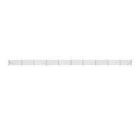 QJBSAVVA Grillage Simple Torsion avec Piquets et Ancrages, Clôture à Mailles Losangées en Acier Galvanisé pour Jardin et Enclos Animaux, Kit Complet 1,1 x 25 m, Anthracite