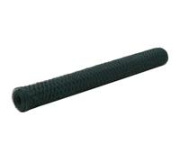 QJBSAVVA Grillage Triple Torsion en Acier Revêtu de PVC Vert 25x1,2 m, Rouleau de Grillage Hexagonal Maille 36 mm pour Poulailler, Enclos Animaux, Jardin et Protection des Plantes