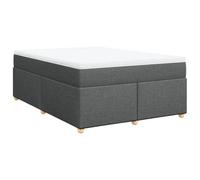 QJBSAVVA Lit Boxspring 140x200 cm avec Matelas Ressorts et Sommier | Ensemble de literie complet pour chambre à coucher avec matelas à ressorts ensachés et surmatelas lavable.