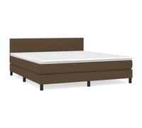 QJBSAVVA Lit Boxspring Complet 180x200 cm avec Matelas et Surmatelas | Ensemble de literie complet pour votre chambre à coucher, avec tête de lit réglable et garnissage en mousse résistant.