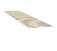 QJBSAVVA Lot de 2 Sommiers à Lattes en Bois de Peuplier 80x200 cm | Idéal pour optimiser le confort de votre lit dans la chambre à coucher grâce à sa structure flexible enroulable.