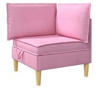 QJBSAVVA Pouf de Rangement Carré en Tissu Repose-Pieds Moderne avec Coffre de Rangement Intégré pour Salon et Chambre Tabouret avec Structure en Bois et Pieds Marron