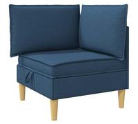 QJBSAVVA Pouf de Rangement en Tissu, Coffre Repose-Pieds Carré avec Assise Rembourrée Mousse, Tabouret Bas Moderne pour Salon et Chambre, Pieds en Plastique, Assemblage Facile
