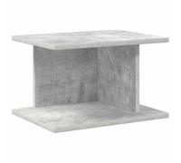 QJBSAVVA Table de chevet moderne en bois gris béton 40 x 30 x 25 cm, table de chevet compacte pour chambre à coucher et salon, console de chevet rectangulaire avec plateau de rangement