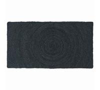 QJBSAVVA Tapis en Jute Rectangulaire Gris Foncé 60 x 110 cm, Tapis de Salon Moderne Fait Main pour Entrée, Couloir et Chambre, Tapis de Passage en Fibre Naturelle