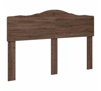 QJBSAVVA Tête de lit 153 cm pour lit, tête de lit moderne aspect chêne marron, panneau mural en bois pour chambre à coucher, design élégant et structure stable, 153 x 3 x 90 cm