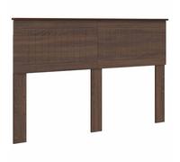 QJBSAVVA Tête de Lit Chêne Brun en Bois d'Ingénierie, Dosseret de Lit Rectangulaire Moderne 138 x 7 x 90 cm, Panneau de Lit Design Minimaliste pour Chambre Adulte et Sommier