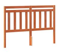 QJBSAVVA Tête de Lit en Bois de Pin Massif 165,5 x 100 cm, Dosseret de Lit Double Moderne pour Chambre à Coucher, Décoration Contemporaine Robuste, Finition Cire Marron