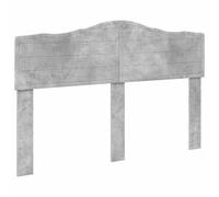 QJBSAVVA Tête de Lit Gris Béton en Bois d'Ingénierie 153 x 3 x 90 cm, Dosseret de Lit Rectangulaire pour Lit Double de Chambre à Coucher, Design Moderne et Épuré pour Adulte