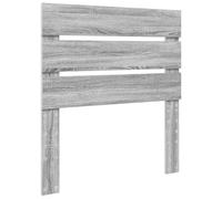 QJBSAVVA Tête de Lit Gris Sonoma en Bois d'Ingénierie, Cadre de Lit Moderne Rectangulaire 100 x 3 x 100 cm, Dosseret de Lit pour Chambre d'Adulte Style Minimaliste et Épuré