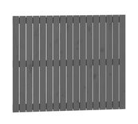 QJBSAVVA Tête de Lit Murale Gris 108x3x90 cm en Bois Massif de Pin - Dosseret de Lit Rustique pour Chambre à Coucher - Panneau Mural Confortable pour Lecture et Repos au Lit