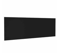 QJBSAVVA Tête de Lit Murale Noir 240x1,5x80 cm en Bois d'Ingénierie, Panneau Dosseret de Lit Chic et Design Classique pour Décoration de Chambre à Coucher Adulte