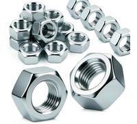 qjuwhua Ecrou 160 Pcs Hexagonal M6 Acier Galvanisé Écrou M6 pour Boulons et Écrous Éléments d'Accouplement Réglage et Fixation Intérieur et Extérieur