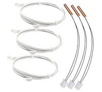 Qklyxr Capteur de chaleur du lit chaud 5Aplusreprap, pour thermistance pour Ender 3 100K, pour capteur de température d'imprimante 3D Ntc X 15 Mm V6/Volcano Hotend, bloc chauffant à
