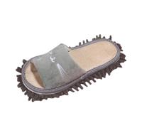 QLECXZI Pantoufles balai-serpillère en chenille douce, solution de confort pour nettoyer efficacement et avec style les espaces intérieurs. Réutilisables,
