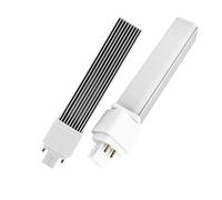 QLEE 9w G24q Ampoule LED verticale à 4 broches PL-C Équivalent à la mise à niveau CFL 18w G24q-2 G24q-3 990 lumen 314° Free Spinker Free Vacker Free Encastré GX24q Ampoule à base 3000k 2 PCS