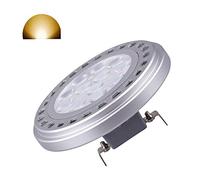 QLEE Led AR111 Réflecteur Ampoule G53 Spot 15W 30 ° Angle de vue du faisceau Blanc chaud 3000k SMD 15LEDs AC DC 12V Spotlight Spot Light 1500Lm Remplacement Ampoule incandescente 150w
