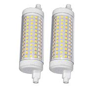 QLEE Led R7s 118mm 20w Dimmable Light Double Ended J118 2500lm ÉQuivalent LumièRe De TungstèNe 200w Blanc Chaud Projecteur LumièRe De Travail ÉClairage De Paysage De Garage 2PCS