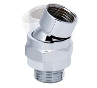 QLEUIFT 1 pcs Rotule Pivotante en Laiton Réglable, Connecteur de Douche Rotule Pivotante, Rotule de Douche Adaptateur, Convient pour Connecter des Pommes de Douche et des Conduites d'eau
