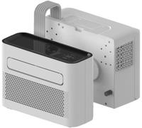 Qlima Qsplit Mini climatiseur pour caravane et camping-car, 1,46 kW, 5000 BTU, refroidissement et chauffage (560 W), Wi-Fi, débit d'air de 280 m³/h