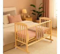 QLS 5in1 Lit d'enfant Lit d'appoint 94×45 cm multifonctionnel mobile bois 11374