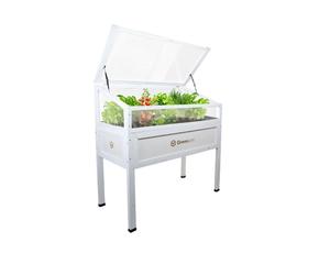 QLS Mini-serre en bois Vintage 110x55 Plateau surélevé Balcon Précocité Terrasse 11266
