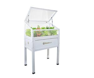 QLS Mini-serre en bois Vintage 80x45 Plate-forme Balcon Frühbeet Terrasse 11269