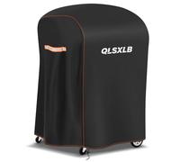 QLSXLB Housse Barbecue Exterieur, Bache Barbecue Résistante de 420D Oxford 77 x 70 x 110 CM, Housse Protection Plancha Gaz Anti-l'eau/Anti-Vent/Anti-UV/Anti-l'Humidité/Antipoussière Noir