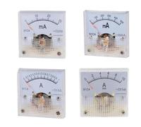 QLYUEUI 91C4 Ampèremètre à Aiguille milliampèremètre 30mA50mA500mA1A2A3A5A10A20A 45 * 45mm(200mA)