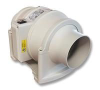 QMF200ST de Aerauliqa - Ventilateur hélicoïdal en ligne diam.198mm - 120/145W - 928/800m3/h - code 002851-2 vitesses et minuteur