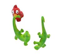 Qmv457 Lot de 2 cache-pots en résine à suspendre pour pots de fleurs en résine Vert 8,5 x 4,5 x 2,8 cm