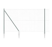 Qnhdfrt 1.5x10m Green PVC Coated Steel Wire Garden Fence Roll