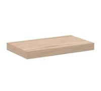 Qnhdfrt 15.7 x 9.3 inch Oak Veneer Engineered Wood Floating Shelf