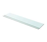 Qnhdfrt 2-Pack Clear Tempered Glass Shelves, 100 x 20 cm