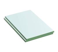Qnhdfrt 2-Pack Clear Tempered Glass Slatwall Shelves, 20x12cm