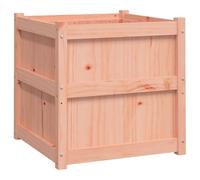 Qnhdfrt 24-inch Solid Douglas Fir Wood Square Planter Box