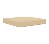 Qnhdfrt 24x24 Outdoor Patio Seat Cushion, Foam Sofa Pad, Beige
