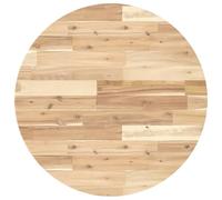 Qnhdfrt 27.5-inch Round Solid Acacia Wood Table Top