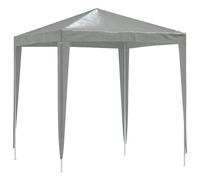Qnhdfrt 2x2m Folding Gazebo Party Tent, Light Gray Steel and PE
