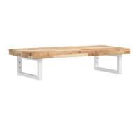 Qnhdfrt Acacia Wood Floating Vanity Countertop with White Bracket